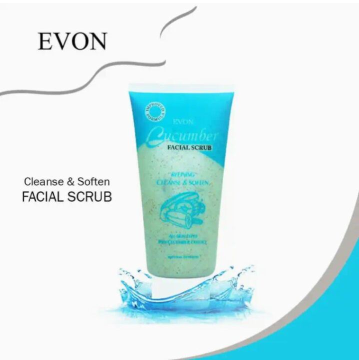 Evon cucumber facial scrub