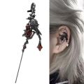 Gothic Earring for Girl Punk Goth Thorn Rose Crow Stud Earrings puncture Earring Halloween Party Accessories Jewelry. 