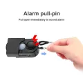 KERUI Portable Mini Motion Detector Alarm 120DB Siren SOS LED Light Security Alarm For Travel Home Kids Safe Personal Alarms. 