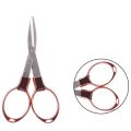 Simple Portable Folding Scissors Solid Color Glasses Shape Paper Cutters Students Handmade DIY Tools School Office Supplies. 