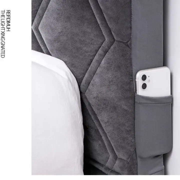 All-inclusive%20Velvet%20Headboard%20Cover%20Super%20Soft%20Smooth%20Quilted%20Head%20Cover%20Thicken%20Solid%20Color%20Bed%20Back%20Dust%20Protector%20Cover%20-%20Image%202