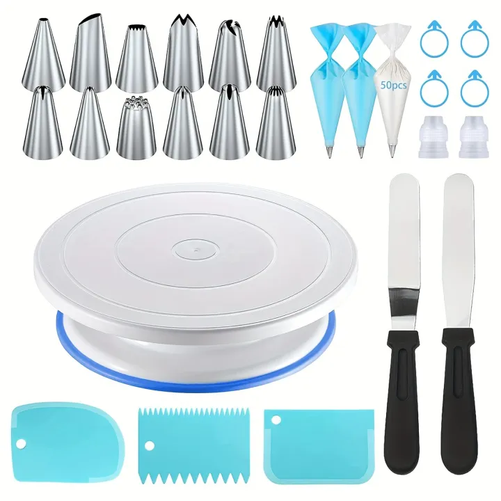 76-Piece%20Cake%20Decorating%20Tool%20Kit%20-Non-Slip%20Turntable%20For%20Beginners%20And%20Professionals%20DIY%20Cream%20Cookies%20Cake%20Making%20Baking%20Tools%20-%20Image%204
