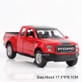 1:32 Scale Raptor F-150 BigFoot Pickup Car Model Toy Pull Back Sound&Light Off Road Truck Models Collection Gifts For Kids. 