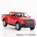 1:32 Scale Raptor F-150 BigFoot Pickup Car Model Toy Pull Back Sound&Light Off Road Truck Models Collection Gifts For Kids. 