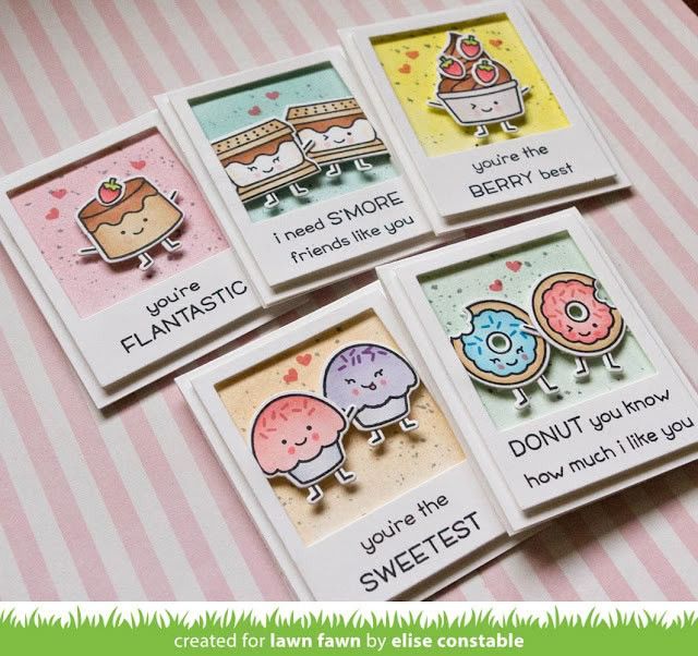 Pack of 8 cute little cards , cards for loved ones, best friends cards ...