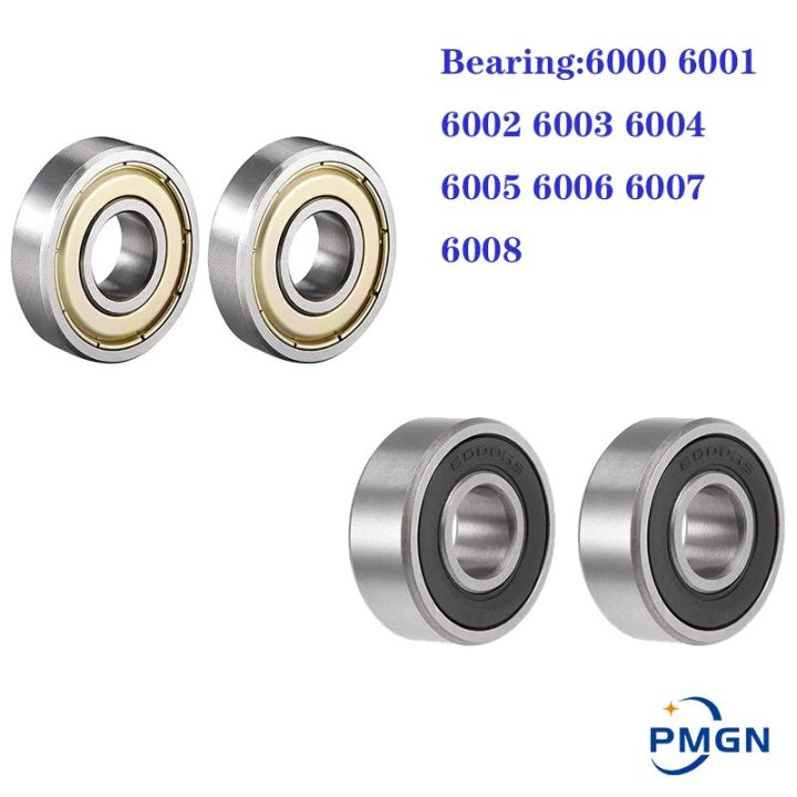 2pcs/packed Bearing 6000 6001 6002 6003 6004 6005 6006 6007 6008 Rs 2rs Zz 2z  High Quality Deep Groove Ball Bearings