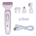 4 in 1 Women Electric Epilator Bikini Eyebrow Nose Lady Trimmer Facial Hair Removal Face Body Painless Female Shaver Depilator. 
