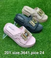 New stylish China made girls and ladies high soul comfortable fancy slippers. 