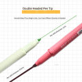 6/24 Colors/box Morandi Retro Double Headed Highlighter Pen Vintage Fluorescent Pens Set Student Drawing Markers Stationery. 
