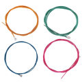 4 Colorful String Electric Bass Strings Set Guitar Strings Set Light Gauge .046 To .100 DIY Stainless Steel Strings Set. 