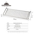 CAMPINGMOON MTG-G Camping Equipment Barbecue G-net Small and Lightweight Grill with 304 Stainless Steel Barbecue Net.