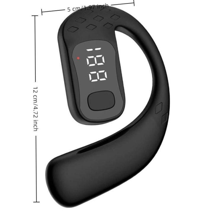 Bluetooth%205.4%20180%C2%B0%20Rotation%20Adjustable%20Left%20Right%20Ear%20Universal%20Earphone%20Mic%20Sport%20Business%20Music%20Ear-Hook%20Open%20Wireless%20Headset%20-%20Image%206