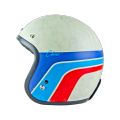 Motorcycle Helmet - Origine Classic Matt Vintage White Helmet. 