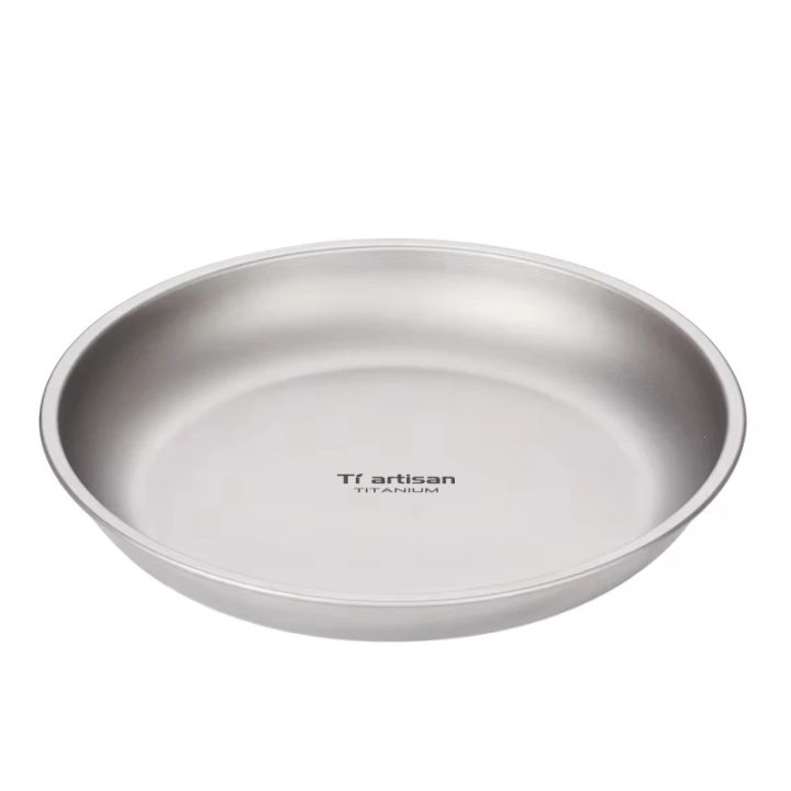 Tiartisan%20Pure%20Titanium%20Ultralight%20Portable%20Outdoor%20Camping%20Round%20Plate%20220mm%20Extra%20Large%20Fruit%20Salad%20Dinner%20Dishes%20Tableware%20-%20Image%205