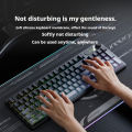 EWEADN Wired Gaming Keyboard, RGB Backlit with Side-Printed Gradient Keycaps, Multimedia Knob Control & Display Screen. 
