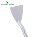 Boundless Voyage Titanium Folding Spatula Frying Shovel with Folding Handle Food Turner for Camp Kitchen Outdoor Cooking Ti1076T. 