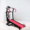 6 Way Manual Treadmill - Red and Black.