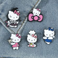 Sanrio Hello Kitty Lapel Pins For Backpacks Brooches Enamel Pin Anime Gift Kawaii Hellokitty Y2K Fashion Jewelry Accessories. 