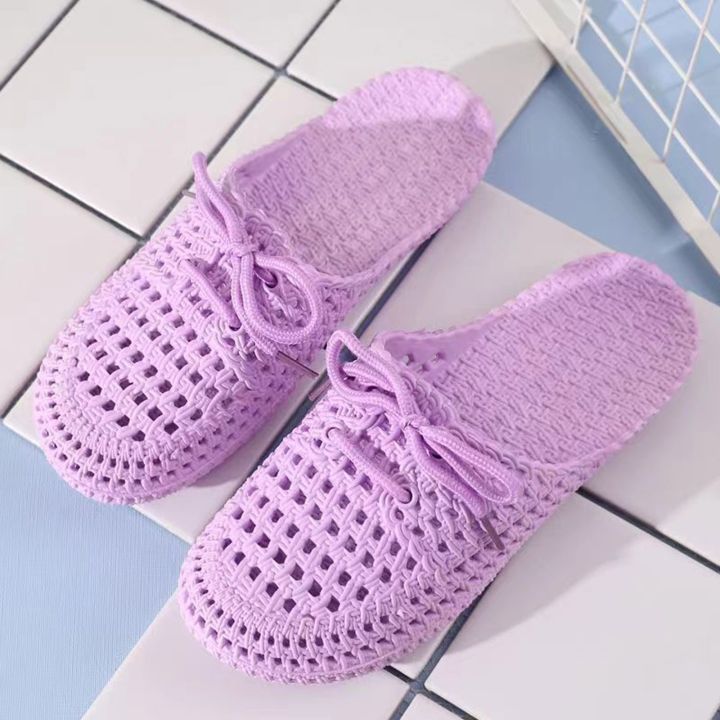 Lace%20Up%20Slippers%20Women%20Flat%20Sandals%20Summer%20Vacation%20Beach%20Shoes%20Daily%20Home%20Non%20Slip%20Soft%20Slippers%20Ladies%20Sandalias%20Mujer%20-%20Image%203