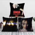 Hot Singer Lady Gaga Disease Pillow Case Square Pillow Bedroom Sofa LeisureComfort Cushion Car Living Room Home Decoration 40X40. 