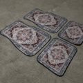4PCS Universal Car Mats Set, Polyester All Weather Front Floor Mats, Non Slip Auto Carpets for Cars.