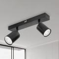 Modern LED Ceiling Light -  GU10 Wall Light Black - Energy Saving, Living Room, Bedroom, Kitchen, Easy Installation, Bulb Not In. 