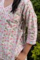 Pink Small Flower Dori Pyjama Set. 
