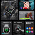 New Smart Watch Men AMOLED Screen Outdoor IP68 Waterproof Bluetooth Call Smartwatch Fitness Sports Watches Sleep Health Monitor.