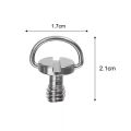 20/10/1PCS Stainless Steel 1/4" Tripod Screw Mounting Screw Adapter Quick Release Camera Screw for Camcorder Tripod Monopod. 