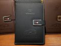 TOYOTA Premium Qualities Car Documents Holder Car Paper Bag Document Cover Paper holder - Black & Brown. 