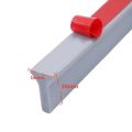 Silicone Water Stopper Self-Adhesive Bendable Flexible Water Retaining Strip Bathroom Door Dry Wet Separation Shower Dam Barrier. 