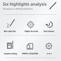 Touch Pen Stylus Pen 2 In 1 Universal Capacitive Touch Screen Stylus Touch Pencil Dual Tip Silicone Disc Stylus Pen for Android Tablet Mobile Laptop Drawing Writing No Charging Required. 