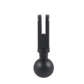 17mm Ball Head Adapter Clip Mount for Action Camera 17mm Ballhead Converter to 1/4 Screw Head For Double Socket.