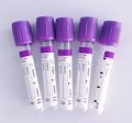 EDTA vacutainer CBC tube 3 ml purple cap. 
