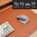 Mouse Pad Large Size Office Desk Protector Mat PU Leather Waterproof Desktop Keyboard Desk Pad Gaming Mousepad PC Accessories. 