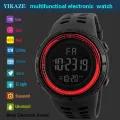 YIKAZE X01 Men's Digital Watches Multifunction Military Men Sports Wristwatch Sweatproof Luminous  Man Student Electronic Watch. 