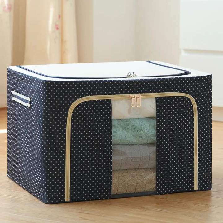 Storage Box Foldable Clothing Storage Bag for Clothes, Blanket, Comforter, Under Bed Storage - Storage Bags