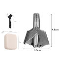 1 Set nose hair clipper, portable stainless steel hair clipper. 