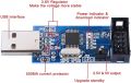 10 Pin to Standard 6 Pin Adapter Board + USBASP USBISP AVR Programmer USB ATMEGA8 ATMEGA128 ATtiny/CAN/PWM For Arduino. 