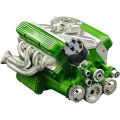 V8 Engine Kit Gas Small-Block Engine Model Kits Mini Build Your Own Stem Cison Running Engine Kits That Runs. 