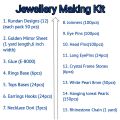 Jewellery Making Kit Material For Kundan Jewellery Making. 