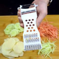 Home Kitchen Multifunctional Four-In-One Vegetable Cutter Potato Shredder Radish Grater Cucumber Slicer Manual Peeler Kitchen. 