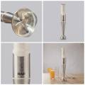 RAF R.3016 400W Stainless Steel Hand Blender Stick - 15000 RPM Electric Immersion Handheld Blender & Ice Crusher with 4 Durable Blades - Professional Multi-Purpose Stick Mixer for Milkshakes, Smoothies, Puree & Baby Food Prep. 