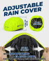VICTGOAL Waterproof Reflective Cover For Bicycle Helmet Rainproof Cycling Helmet Rain Cover MTB Road Bike Helmet Dustproof Cover.