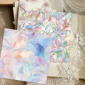 8 Sheets Flower Background Multicolor Pattern Scrapbook Paper For Junk Journal Gift Wrapping Card Making DIY Art Craft Paper. 