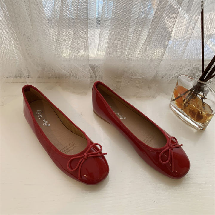 Women%20Flat%20Heel%20Outdoor%20Casual%20Mary%20Jane%20Red%20New%20%20Flat%20Shoes%20Fashion%20Shallow%20Slip%20On%20Ladies%20Elegant%20Ballerinas%20Soft%20Shoes%20-%20Image%203