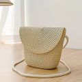 Straw Bag Women Woven Beach Crossbody Bag For Ladies Cute Shoulder Small Handbag. 