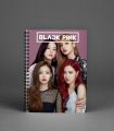 Kpop black pink notebook diary for girls Lisa jisoo Jennie rose diary spiral notebook for personal use. 