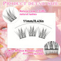 Self-Adhesive Eyelashes - No Glue Needed, C-Curl, Japanese-Korean Beauty Series for Everyday &Special Events-Beginner-Friendly. 