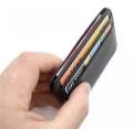 Mini Slim Smart ATM Card Holder Small Wallet for Men and Boys - RFID-Protected Card Holder for Fashionable and Secure Everyday Carry. 